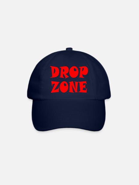 DROP ZONE - Fallschirmspringer! - Baseballkappe - Blau/Blau