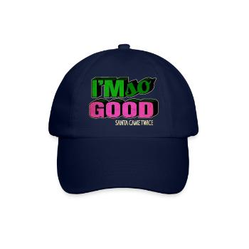 beards funny gym dinosaur fan beard gang quote - Baseballkappe - Blau/Blau - Vorne