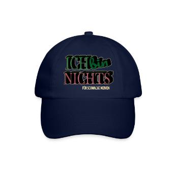 angeber geek auszubildender humor narzisstisch - Baseballkappe - Blau/Blau - Vorne