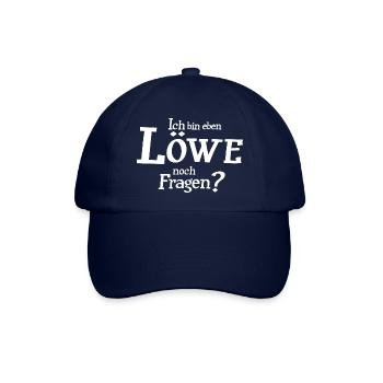 Sternzeichen Löwe - Baseballkappe - Blau/Blau - Vorne