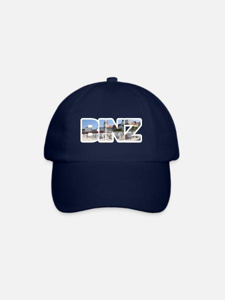 BINZ Schriftzug mit Motiv - Baseballkappe - Blau/Blau
