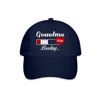 grandma loading 2024 - Baseballkappe - Blau/Blau - Vorne