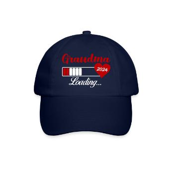 grandma loading 2024 - Baseballkappe - Blau/Blau - Vorne