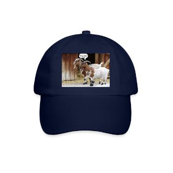 Ziegen - Baseballkappe - Blau/Blau - Vorne