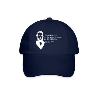 Ungehorsam - Baseballkappe - Blau/Blau - Vorne