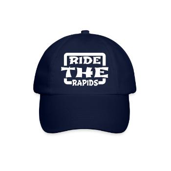 adrenaline sports rafting trips extreme sports - Baseballkappe - Blau/Blau - Vorne