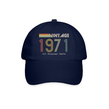 Episch & Legendär Jahrgang 1971: 53. Geburtstag - Baseballkappe - Blau/Blau - Vorne