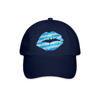 Kuss (Bayern / Bavaria) 01 - Baseballkappe - Blau/Blau - Vorne