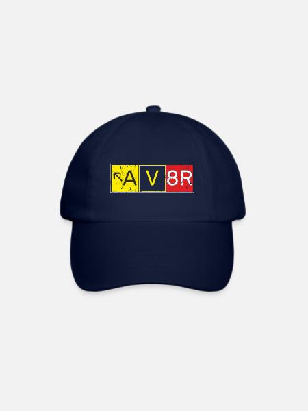AV8R | AVIATOR Flieger, Piloten - Baseballkappe - Blau/Blau