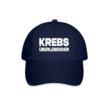 Krebs Überlebender - Baseballkappe - Blau/Blau - Vorne