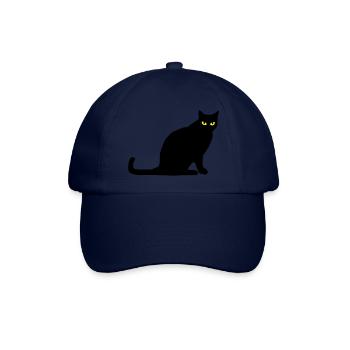 katze_c_2c - Baseballkappe - Blau/Blau - Vorne