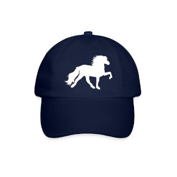 Tölter weiß - Baseballkappe - Blau/Blau - Vorne