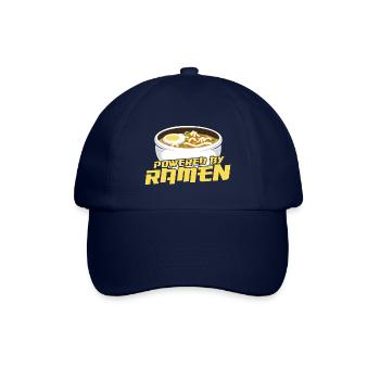 Lustiges Ramen Tshirt, Japanisches Essen - Baseballkappe - Blau/Blau - Vorne