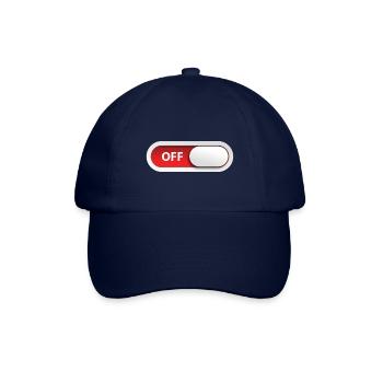 offline Aus-Schalter - Baseballkappe - Blau/Blau - Vorne