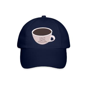 Liberte Egalite Filterkaffee - Baseballkappe - Blau/Blau - Vorne