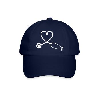 Nurse Doctor Hospital Krankenschwester - Baseballkappe - Blau/Blau - Vorne