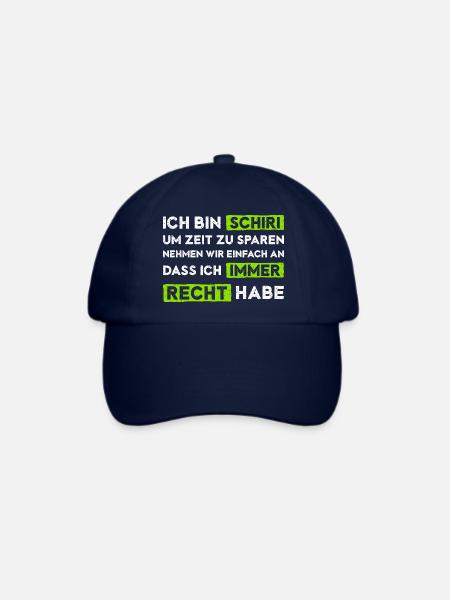 Schiedsrichter hat immer Recht - Baseballkappe - Blau/Blau