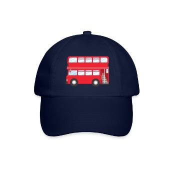 Roter London Bus - Baseballkappe - Blau/Blau - Vorne
