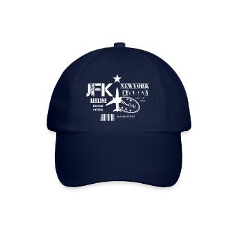 JFK new York - Baseballkappe - Blau/Blau - Vorne