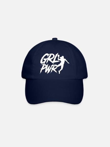Girl Power Handball - Baseballkappe - Blau/Blau
