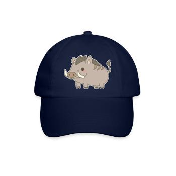 Wildschwein - Baseballkappe - Blau/Blau - Vorne
