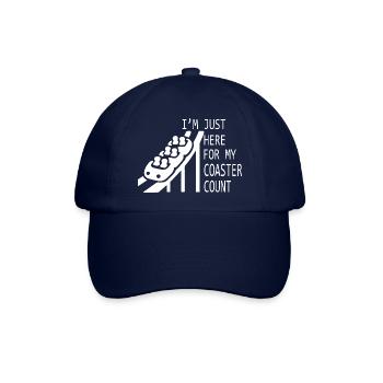 Rollercoaster Achterbahn - Baseballkappe - Blau/Blau - Vorne