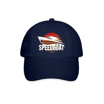 kapitän motorboot speedboat powerboat boat racing - Baseballkappe - Blau/Blau - Vorne