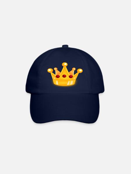 king - Baseballkappe - Blau/Blau