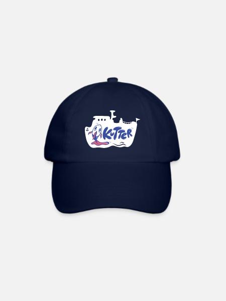 Fischkutter - Baseballkappe - Blau/Blau