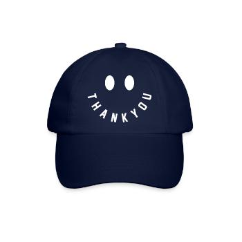 thank you - Baseballkappe - Blau/Blau - Vorne