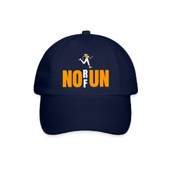 kein Lauf kein Spaß - Baseballkappe - Blau/Blau - Vorne