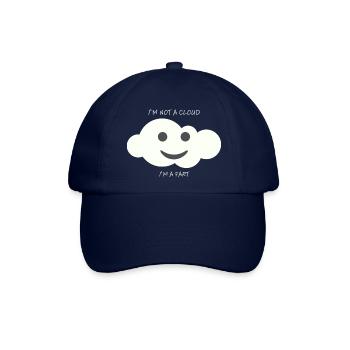 Ich bin ein Furz - Baseballkappe - Blau/Blau - Vorne