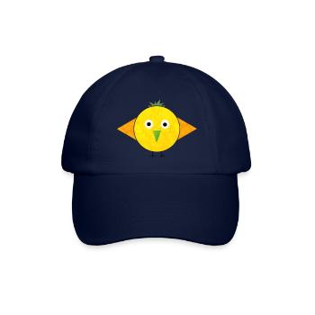 Vogel - Baseballkappe - Blau/Blau - Vorne