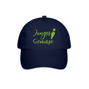junges gemüse - Baseballkappe - Blau/Blau - Vorne