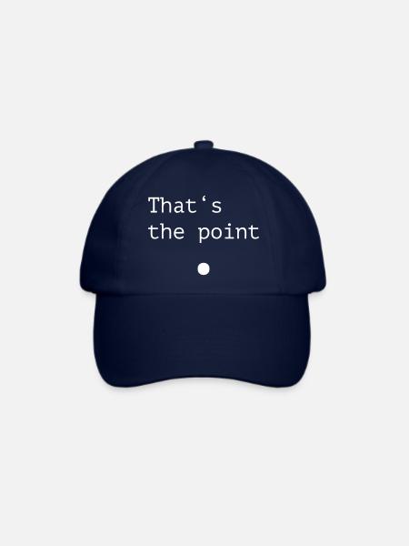 Thats the point - Baseballkappe - Blau/Blau