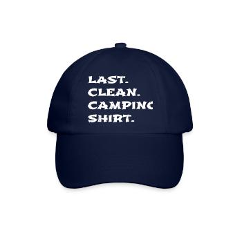 birthday awesome funny sayings camping ground best - Baseballkappe - Blau/Blau - Vorne