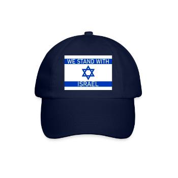 WE STAND WITH - Baseballkappe - Blau/Blau - Vorne