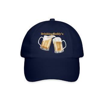 Drinking buddies - Baseballkappe - Blau/Blau - Vorne