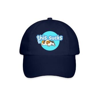 Das ist scheiße - Baseballkappe - Blau/Blau - Vorne