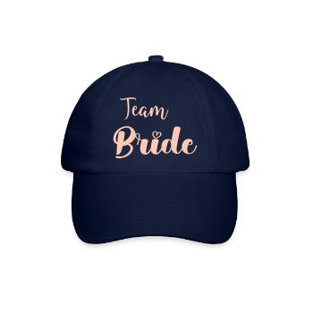 team bride - Baseballkappe - Blau/Blau - Vorne