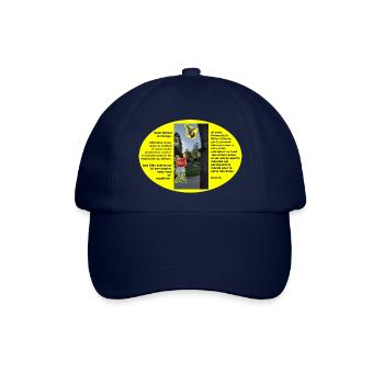 Gebet des Exorzismus - Baseballkappe - Blau/Blau - Vorne