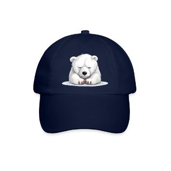 Grumpy Eisbär - Baseballkappe - Blau/Blau - Vorne
