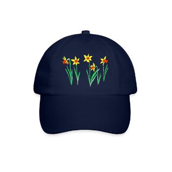Narzissen - Baseballkappe - Blau/Blau - Vorne