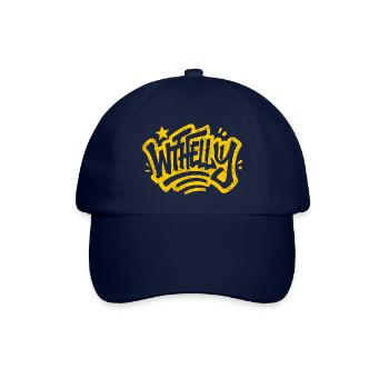 Was zum Teufel? - Baseballkappe - Blau/Blau - Vorne