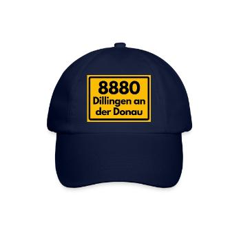 ALTE POSTLEITZAHL PLZ 8880 DILLINGEN AN DER DONAU  - Baseballkappe - Blau/Blau - Vorne