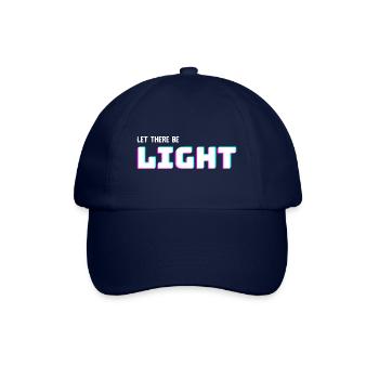Let there be Light - Baseballkappe - Blau/Blau - Vorne