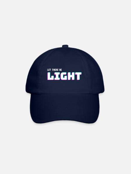 Let there be Light - Baseballkappe - Blau/Blau