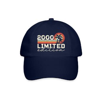 Vintage 2000 Retro 2000 Jubiläumsgeschenk - Baseballkappe - Blau/Blau - Vorne