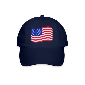 usa flagge - Baseballkappe - Blau/Blau - Vorne