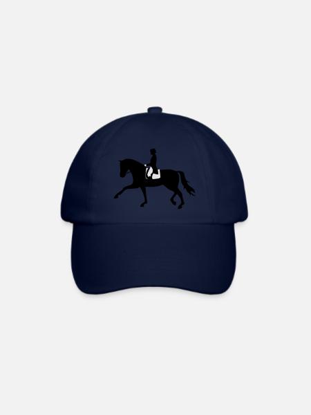 Dressurpferd - Baseballkappe - Blau/Blau
